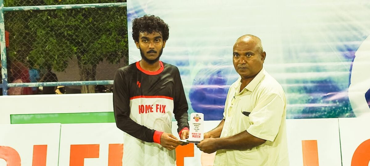 ހަސްތާ ލަވިސްތާލަ އާއި ގުރުބާން އެފްސީ -5- 5 އިން އެއްވަރުވި މިމެޗްގެ މޮޅު ކުޅުންތެރިޔަކަށް ހޮވިފައިވަނީ ޝައްމާނު ނޫރީ ހަސްތާ ލަވިސްތާލަ އާއި ގުރުބާން އެފްސީ -5- 5 އިން އެއްވަރުވި މިމެޗްގެ މޮޅު ކުޅުންތެރިޔަކަށް ހޮވިފައިވަނީ ޝައްމާނު ނޫރީ