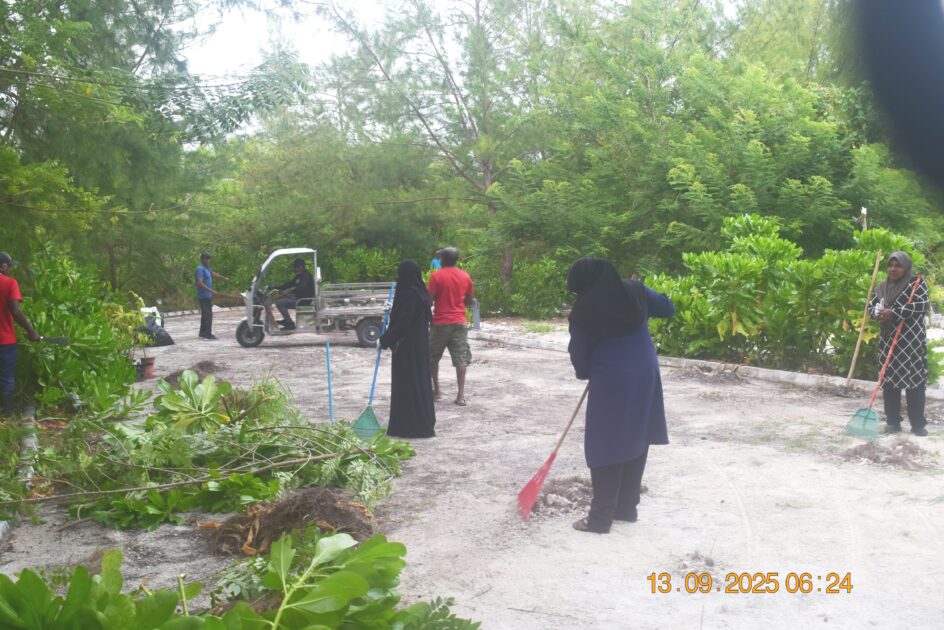 މީދޫ ޓޫރިޒަމް ޒޯނު ސަރަޙައްދު ސާފުކުރުމުގެ ޚާއްސަ ހަރަކާތެއް މިއަދު ހެނދު ކުރިއަށް ގެންގޮސްފި