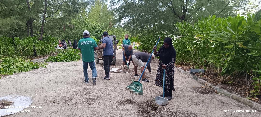 މީދޫ ޓޫރިޒަމް ޒޯނު ސަރަޙައްދު ސާފުކުރުމުގެ ޚާއްސަ ހަރަކާތެއް މިއަދު ހެނދު ކުރިއަށް ގެންގޮސްފި