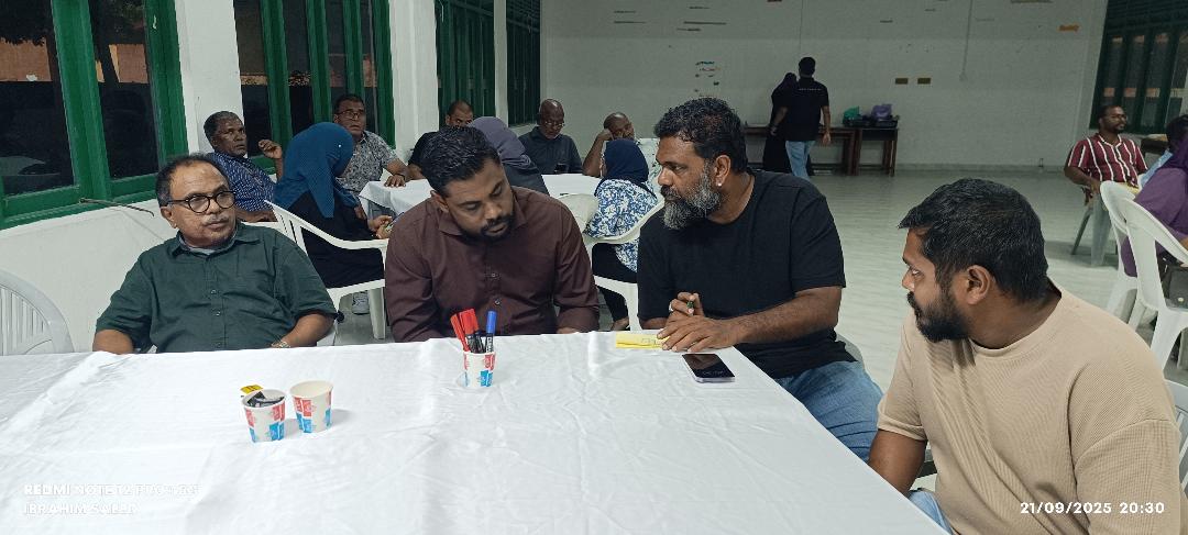 “ ވިލުންތެރި ރާއްޖެ 2045" ގެ ނަމުގައި ހުޅުދޫގައި ބޭއްވުނު ކުރިމަގު ސައްލާގެ ބައްދަލުވުމުގެ ތެރެއިން