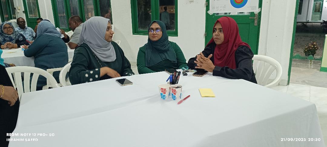 “ ވިލުންތެރި ރާއްޖެ 2045" ގެ ނަމުގައި ހުޅުދޫގައި ބޭއްވުނު ކުރިމަގު ސައްލާގެ ބައްދަލުވުމުގެ ތެރެއިން