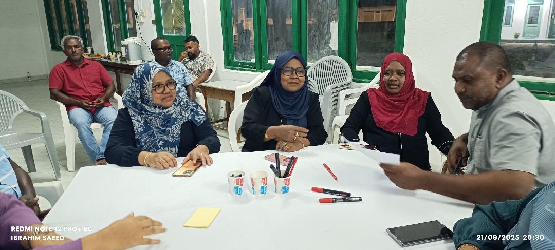 “ ވިލުންތެރި ރާއްޖެ 2045" ގެ ނަމުގައި ހުޅުދޫގައި ބޭއްވުނު ކުރިމަގު ސައްލާގެ ބައްދަލުވުމުގެ ތެރެއިން