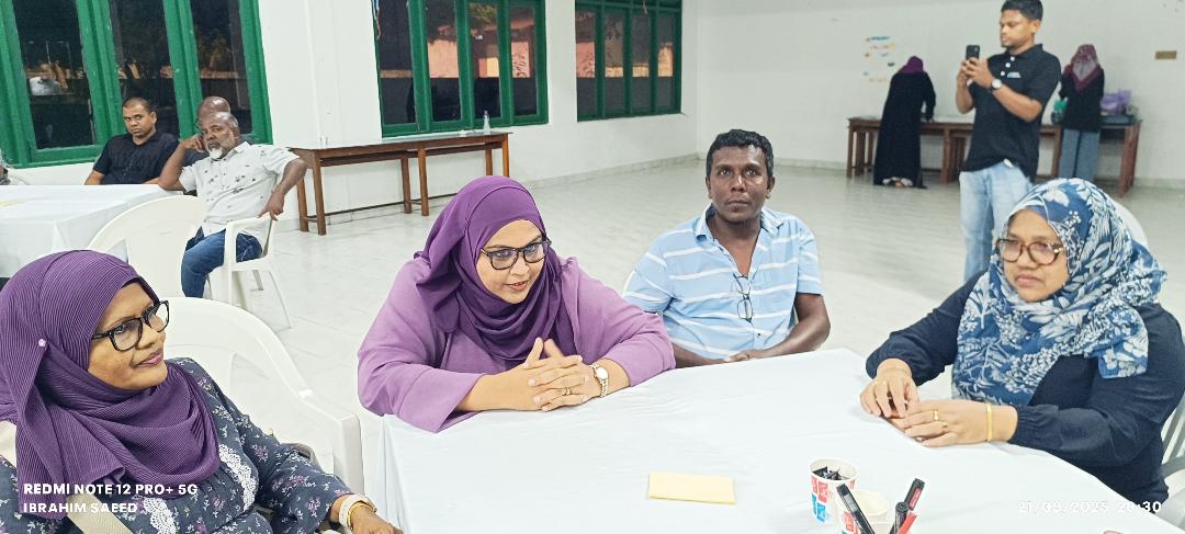 “ ވިލުންތެރި ރާއްޖެ 2045" ގެ ނަމުގައި ހުޅުދޫގައި ބޭއްވުނު ކުރިމަގު ސައްލާގެ ބައްދަލުވުމުގެ ތެރެއިން