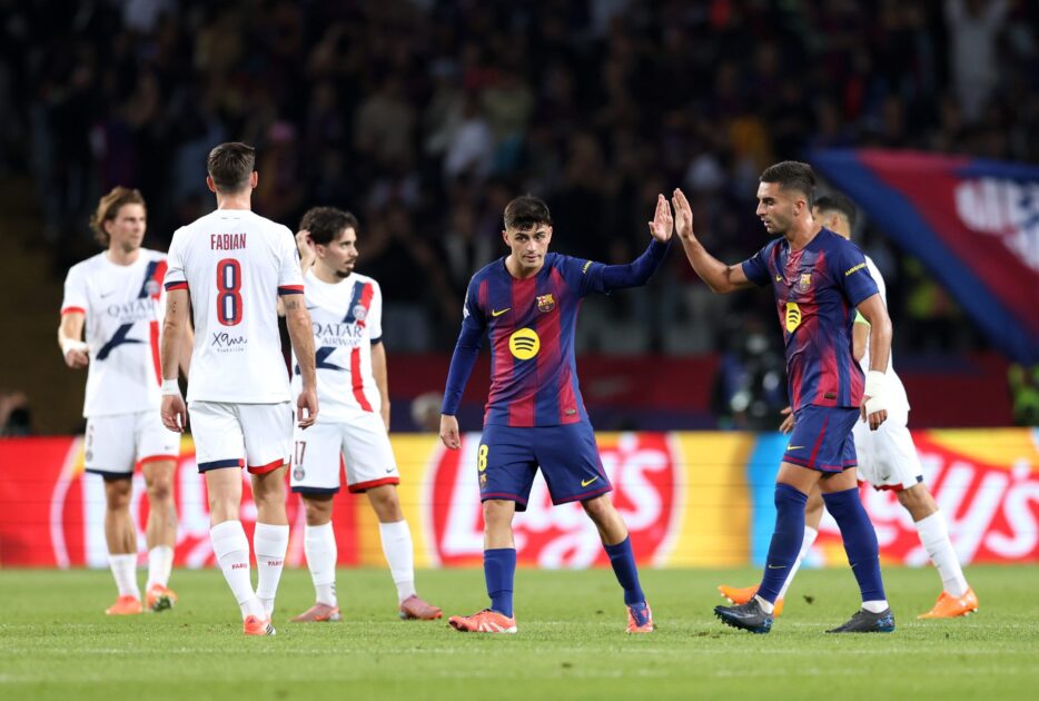 ބާސެލޯނާއި ޕީއެސްޖީ ބައްދަލުކުރި މެޗްގެ ތެރެއިން : މިމެޗް ޕީއެސްޖީ ކާމިޔާބުކުރީ 2-1 ގެ ނަތީޖާއަކުން