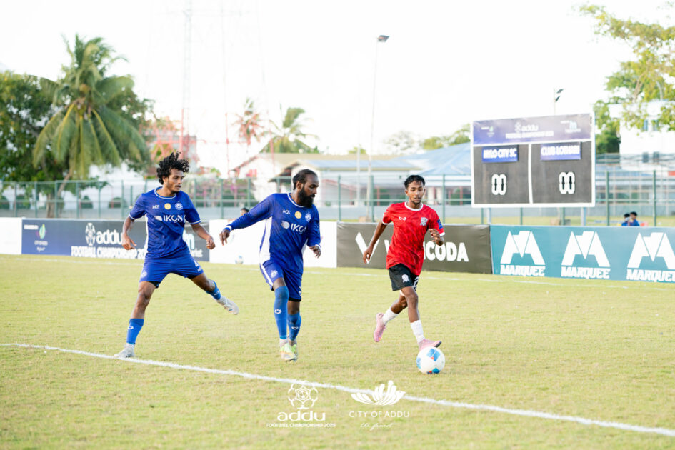 ހިތަދޫ މައިލޯސިޓީއާއި މީދޫ ކްލަބް ލޮތާރި ބައްދަލުކުރިމެޗްގެ ތެރެއިން