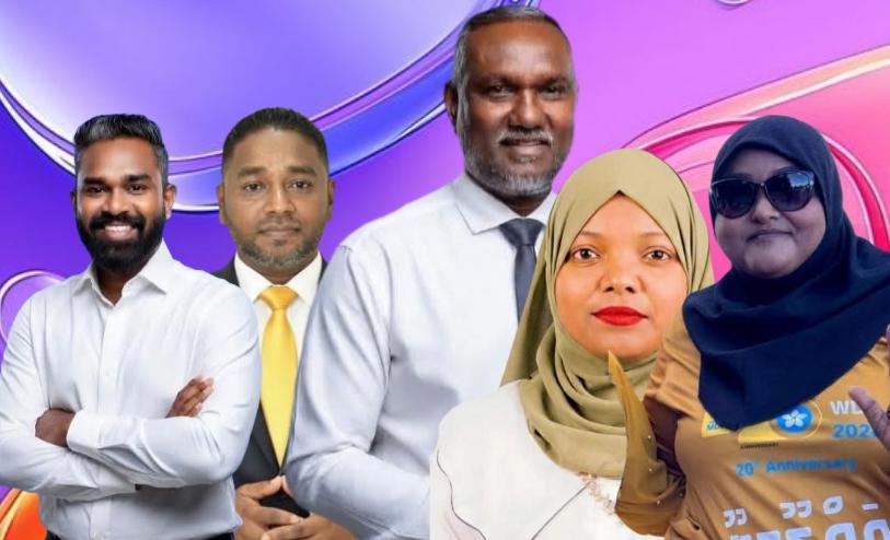 މީދޫ ދާއިރާގެ ކައުންސިލްގެ މެމްބަރުންނަށް އިންތިޚާބުވި ބޭފުޅުން 