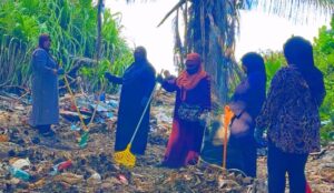 މަދިރި މަދުކުރުމަށް އައްޑޫސިޓީގެ އަވަށްތައް ސާފުކުރުން:  ފޮޓޯ – އާމިނަތު ގުލްފިޝާނުގެ ފޭސްބުކް ޕޭޖުން 