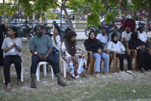 އަޟްހާ އީދުގެ މުނާސަބަތުގައި ބޭއްވުނު އެކުވެރިކަމުގެ ވޮލީ މެޗު: 28-05-2026 ގައި ކުޅެވުނު މިމެޗް ބެލުމަށް ހާޒިރުވި ހިތަދޫޓީމްގެ ސަޕޯޓަރުން 