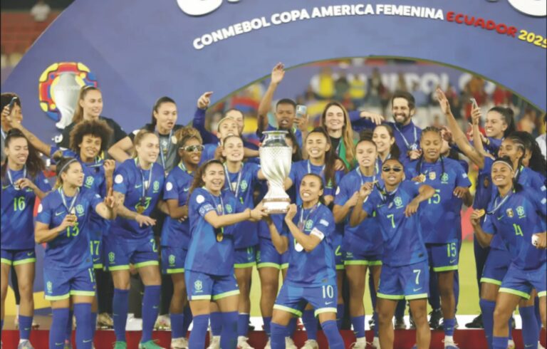 ކޮޕާ އެމެރިކާ ވިމެންސް ފުޓްބޯޅަ މުބާރާތުގެ ޗެންޕިއަންކަން ނުވަވަނަ ފަހަރަށް ބްރެޒިލް އިން ހޯދައިފި