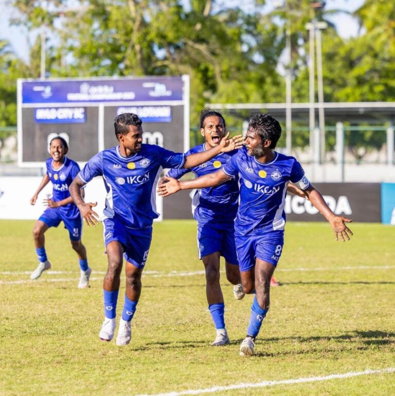 އައްޑޫ ފުޓްބޯލް ޗެމްޕިއަންޝިޕް 2025: މައިލޯސިޓީން ރެކޯޑް މޮޅެއް ހޯދައި ސެމީގެ ޖާގަ ކަށަވަރުކޮށްފި